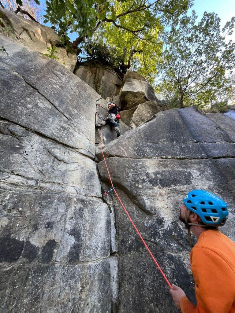 Stage Escalade Trad Annot Fissure