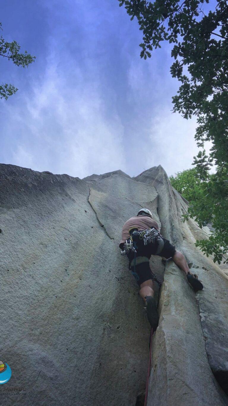 Chauffe Marcel! 6A++ La Vire du Bas Partie Gauche